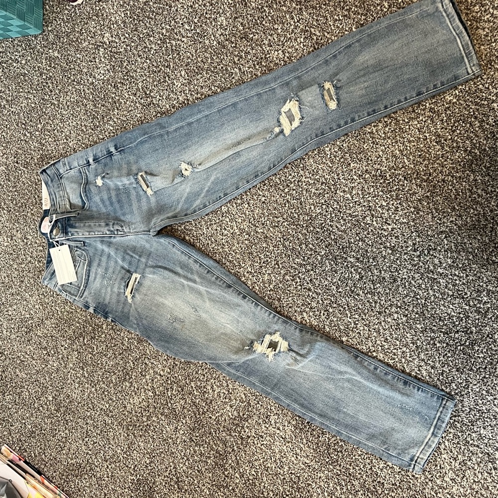 Pink lily mom jeans